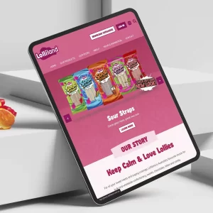 Lolliland Website Hero Image